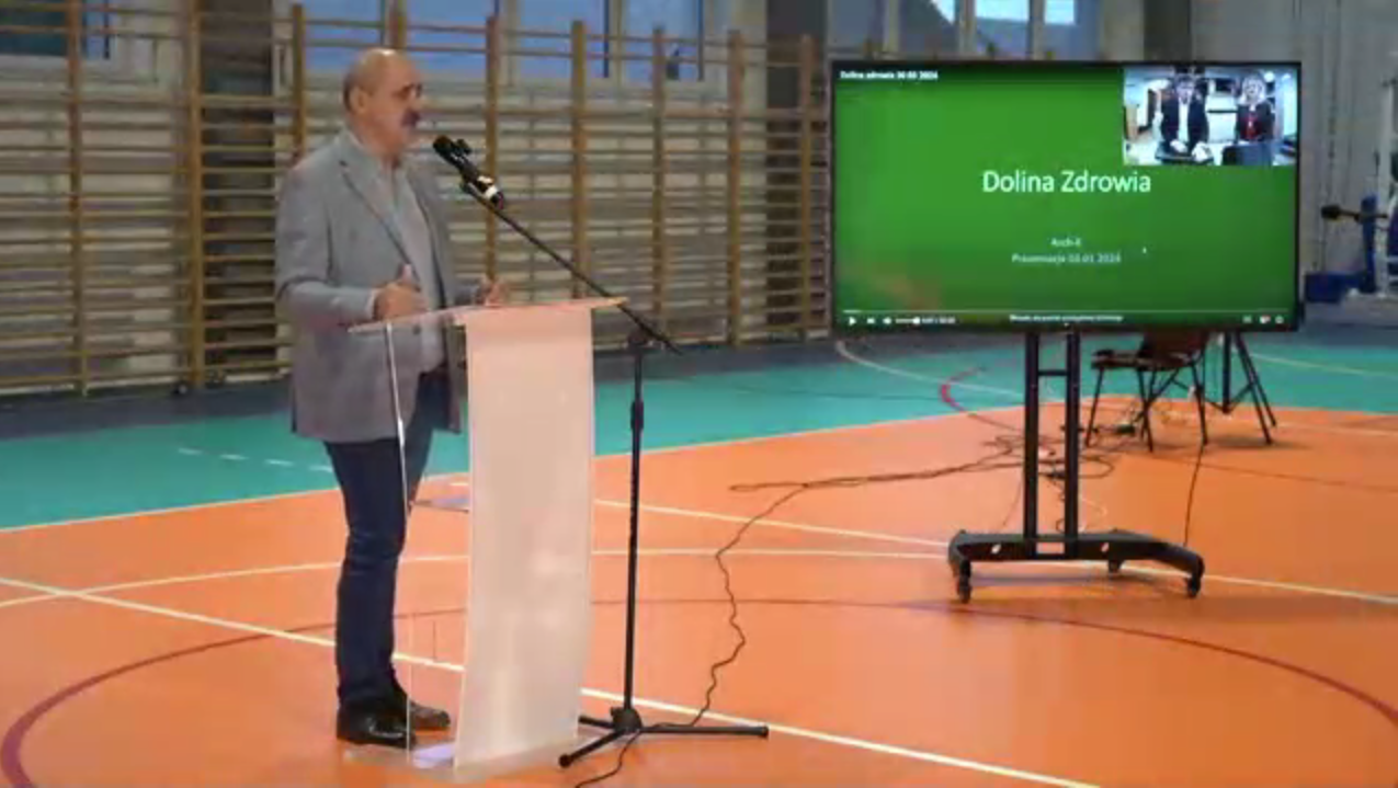 Prezes Szpitala Sanus dr Zbigniew Gola